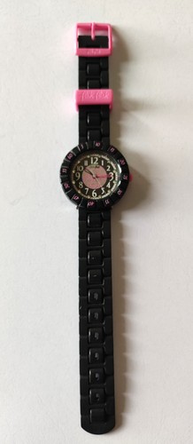 Montre flik flak noire - flik,
