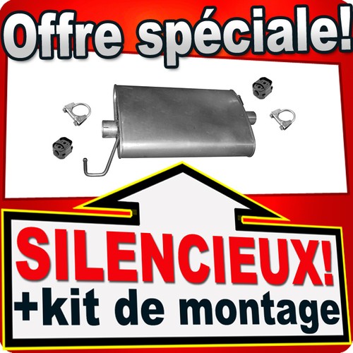 Silencieux intermédiaire pour - intermédiaire,