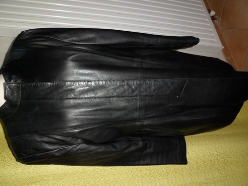 Manteau long cuir agneau - long,