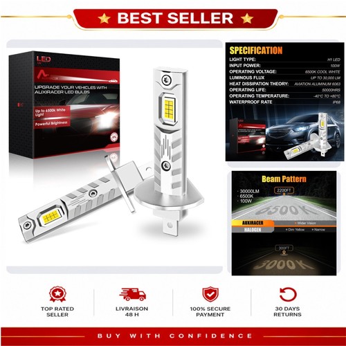 Ampoules led auxiracer 6 - ampoules, h1