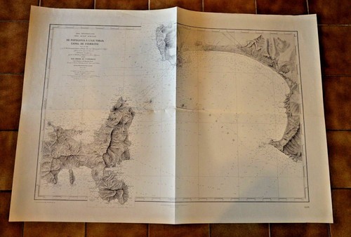 Carte marine ancienne shom - shom,