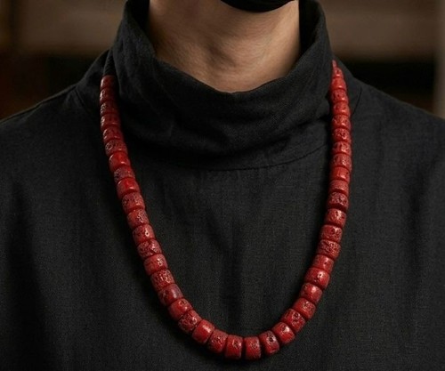 Rare collier ancien corail - collier, en