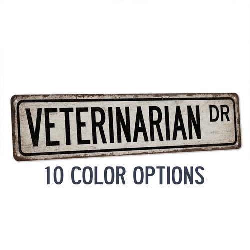 Veterinarian street sign vet - street,