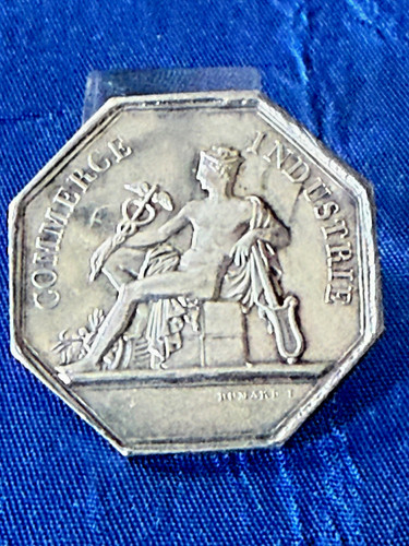 Médaille jeton argent - jeton,