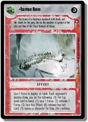 Tauntaun bones star - wars, ccg