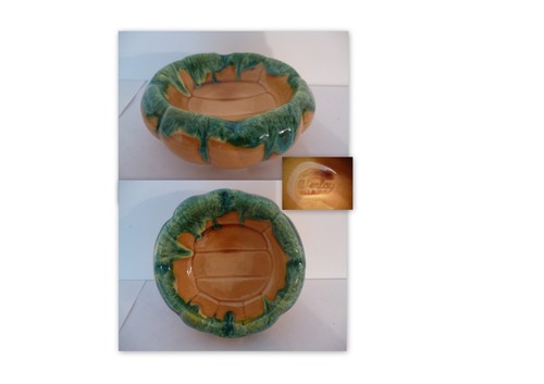 Cendrier année faience - 60'en,