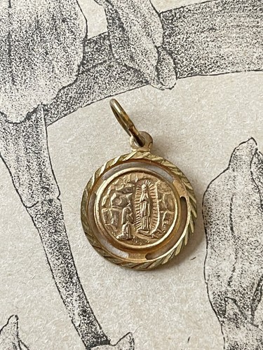 Ancien pendentif médaille - ancien,