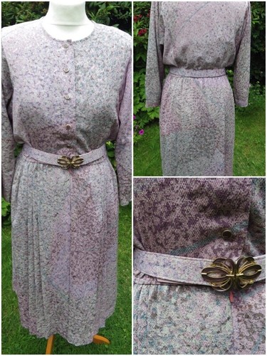 Véritable robe midi - , vintage