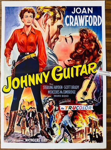 Affiche cinéma johnny guitar - cinéma,