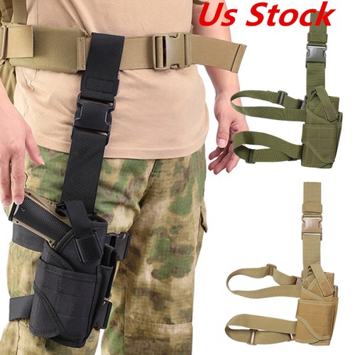 Tactical drop leg holster - leg,