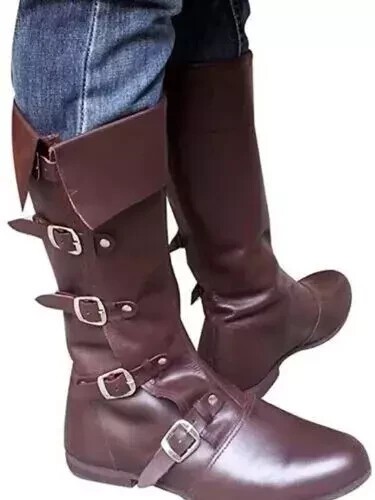 Bottes médiévales cuir - bottes,
