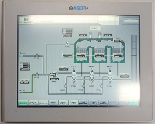 écran industriel asem - asem, hmi30tf