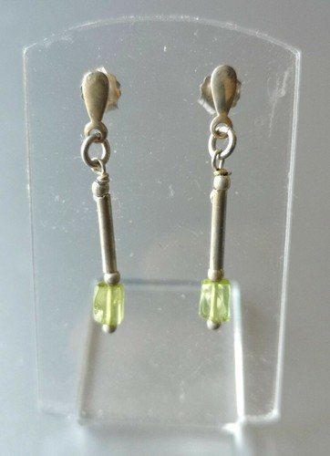 Boucle oreille péridot - en,