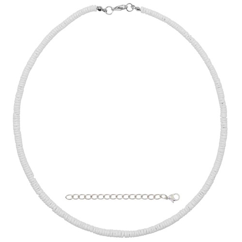 White surfer necklace choker - surfer,