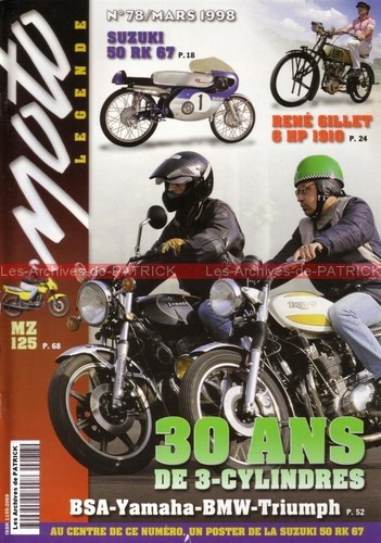 Moto legende bsa - 78, 3