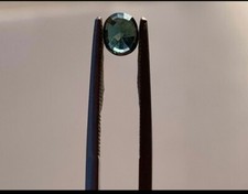 saphir bleu vert Certificat AIG 1.04 Carat / blue green sapphire AIG Certificate