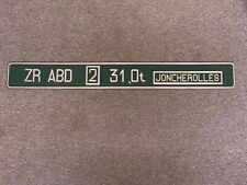 plaque automotrice rib  SNCF