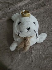 Peluche Bébé phoque ETAM range pyjama ou Autres..poche Scratch Ttbe