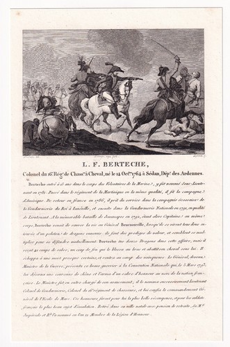 Gravure colonel louis - colonel,