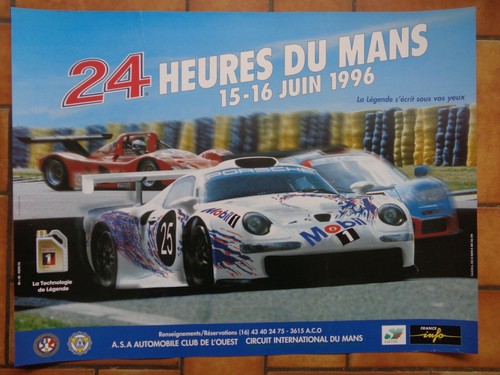 Affiche originale 24h mans - 24h,