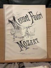 Mozart Menuet Favori pour
