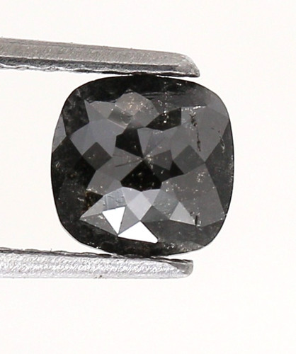 Diamant naturel noir ovale - noir,