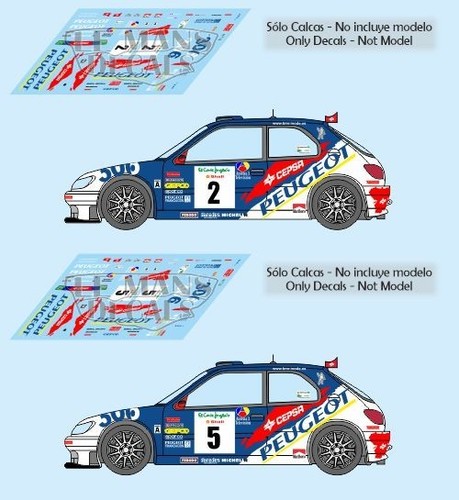 Décal peugeot 306 maxi - peugeot,
