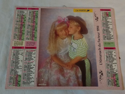 Almanach calendrier facteur - almanach,