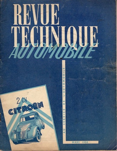 Revue technique automobile - automobile, hs
