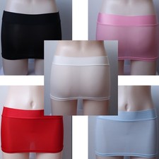 Mini robe tube transparente en