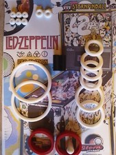 FLIPPER STERN- LED ZEPPELIN PRO-  KIT ELASTIQUES BLANC-PINBALL RUBBER KIT