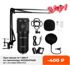Microphone à condensateur filaire professionnel, KTV, 3.5Mm, BM800