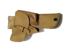 ETUI PISTOLET CUIR BEIGE
