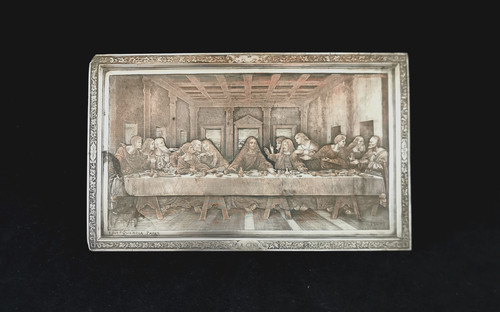 Ancienne plaque cuivre - de,