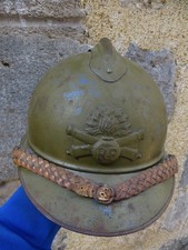 Casque Adrian français artillerie - guerre 14 18 WW1 french helmet WW1