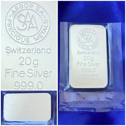 Lingot argent pur 20g - lingot,