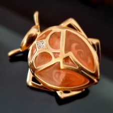 Broche Pendentif Pierre Lang