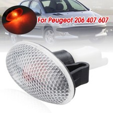 1X Pour Peugeot 206 407 607 Blanc Clignotant Répétiteur Lampe | Rouge 12V 5W