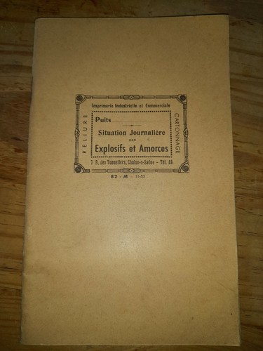 Ancien livret puits - ancien,