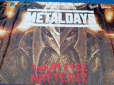 Affiche bâche publicitaire PVC Festival MetalDays Metalcamp 2015