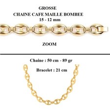 Dolly-Bijoux Gros Bracelet ou