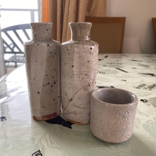 Ensemble bouteille saké - bouteille, de