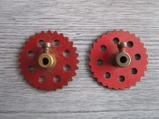 MECCANO: 2 roues de chaine