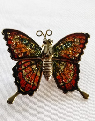 Broche papillon vintage