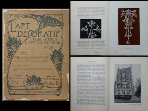 Art decoratif janvier 1901 - -janvier,