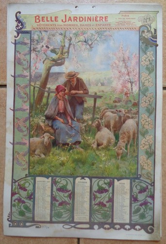 Calendrier belle jardiniere - calendrier,