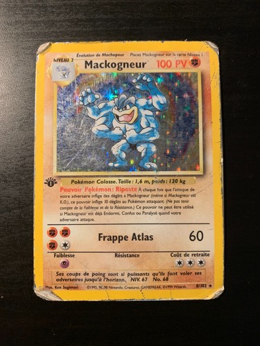 Carte pokémon mackogneur - pokémon,