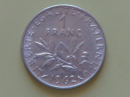 Pièce franc 1962 - pièce, 1