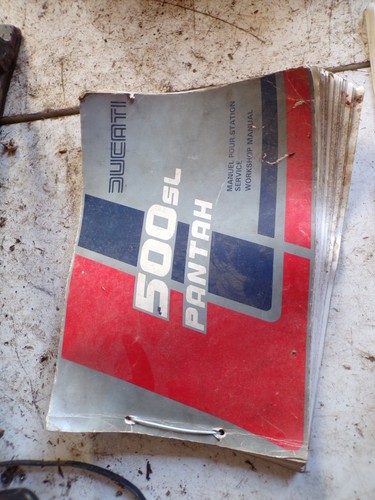 Workshop manual 500 pantah - workshop,