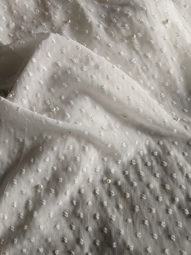 Coupe tissu voile polyester - tissu,